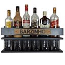 Ver imagem 7 de Barzinho Bar de Parede Mdf Decoração Linha Premium - Barzinho - 60 X 26 Preto Fosco