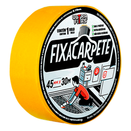 Fita Adesiva Dupla Face para Carpete 45mm X 30m - 190mic - 1