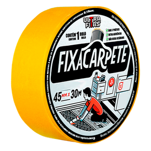Fita Adesiva Dupla Face para Carpete 45mm X 30m - 190mic