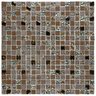 Pastilha de Vidro Mesclada de 30cm X 30cm Rende  Glass Mosaic - 1