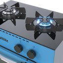 Ver imagem 3 de FOGAO 2 BOCAS VENAX MINI COOK AZUL GLP