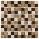 Ver imagem 1 de Pastilha de Vidro e Mármore de 29cm X 29cm Rende Glass Mosaic