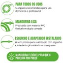 Ver imagem 3 de Mangueira De Jardim 30m Metros Reforçada Chata Antitorção + Suporte + Torneira Reforçada + Fita Veda