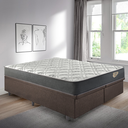 Ver imagem 7 de Cama Box Super King Baú Corino Linho  com Colchão Adapto Molas ensacadas 193x203