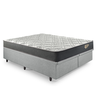 Cama Box Super King Baú Corino Linho  com Colchão Adapto Molas ensacadas 193x203 - 4