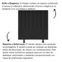 Ver imagem 5 de Cabeceira Cama Casal Queen Size 160 Cm Catarina Veludo e Frame:preto