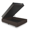 Cama Box Casal Baú Corino Linho  com Colchão Adapto Molas ensacadas 138x188 - 5