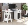 Mesa De Escritório Bali Branco Computador/ Notebook / Home Office - 3