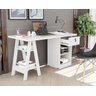 Mesa De Escritório Bali Branco Computador/ Notebook / Home Office - 1