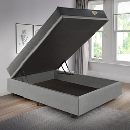 Cama Box Casal Baú Corino Linho  com Colchão Adapto Molas ensacadas 138x188 - 3