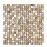 Pastilha de Vidro Mesclada de 31cm X 31cm Rende  Glass Mosaic - 1