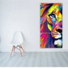 Quadros Decorativos Leão de Judá Colorido Abstrato 120x60 - 3