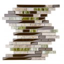 Ver imagem 1 de Pastilha de Vidro Mesclada de 30cm x 30cm Rende  Glass Mosaic