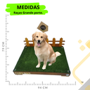 Ver imagem 3 de Sanitário Pet para Cachorros Porte Grande Higienico Lavável Banheiro e Direciona o Xixi para o Ralo