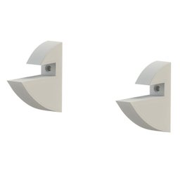 Prateleira em Mdp 25 x 60cm Nogueira com Suporte Multivisão - 3