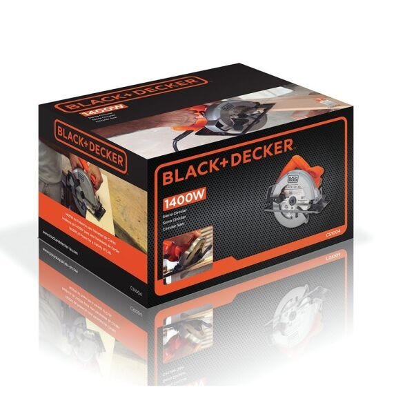 Serra Circular Black+Decker 7.1/4" 1400W 127V CS1004BR - 8