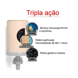 Filtro de Barro 8L 1 Vela Tripla Ação 1 Boia Cães e Gatos - 7