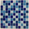 Pastilha de Vidro Cristal de 30cm X 30cm Rende  Glass Mosaic - 1
