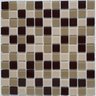 Pastilha de Vidro Cristal de 30cm X 30cm Rende  Glass Mosaic - 1