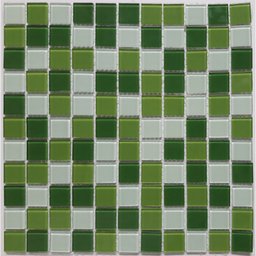 Kit Pastilha de Vidro Cristal com 11 Placas de 30cm X 30cm Rende 1m² Glass Mosaic - 1