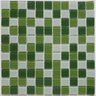 Pastilha de Vidro Cristal de 30cm X 30cm Rende  Glass Mosaic - 1