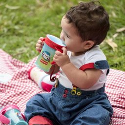 Copo Treinamento Transição Bebê Fisher-Price Azul Sweet 360 - 4