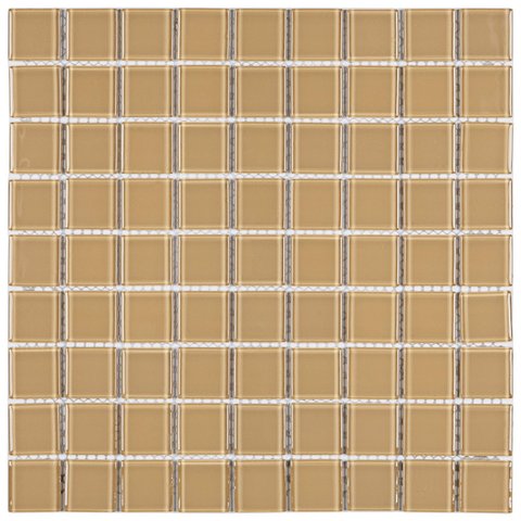 Pastilha de Vidro Cristal de 29cm X 29cm Rende  Glass Mosaic