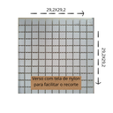Ver imagem 3 de Pastilha de Vidro Cristal de 29cm x 29cm Rende  Glass Mosaic
