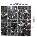 Ver mais imagens de Pastilha de Vidro Cristal de 29cm x 29cm Rende  Glass Mosaic