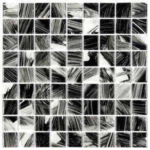 Pastilha de Vidro Cristal Glass Mosaic 29,2cmx29,2cm (Placas)