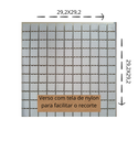 Ver imagem 3 de Pastilha de Vidro Cristal de 29cm x 29cm Rende Glass Mosaic Preto