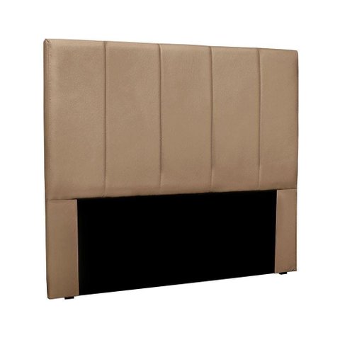 Cabeceira Queen Anya para Cama Box Estrutura MDF-MDP Estofada Suede Creme Loja Sheep