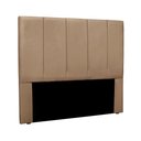 Ver imagem 1 de Cabeceira Queen Anya para Cama Box Estrutura MDF-MDP Estofada Suede Creme Loja Sheep