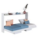 Ver imagem 2 de Cama de Solteiro Articulada para Colchão 188x78cm Multimóveis Cr40129 Branco