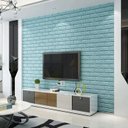 Ver imagem 3 de Kit 6 Un/ Espuma 3d - Tijolo Rústico - Azul Piscina