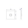 Kit Conversor Valvula Deca Max 4916.Gl.Slm.Mt para Hydra Slim Gold Matte - 3