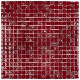 Kit Pastilha de Vidro Galliano com 11 Placas de 30cm X 30cm Rende 1m² Glass Mosaic - 1