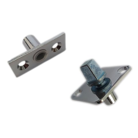 Kit pivô e bucha para dobradiças de porta de vidro pivotante