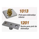 Ver imagem 6 de Kit pivô e bucha para dobradiças de porta de vidro pivotante