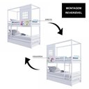 Ver imagem 2 de Treliche Casinha Reta Madeira Maciça Branco Housin