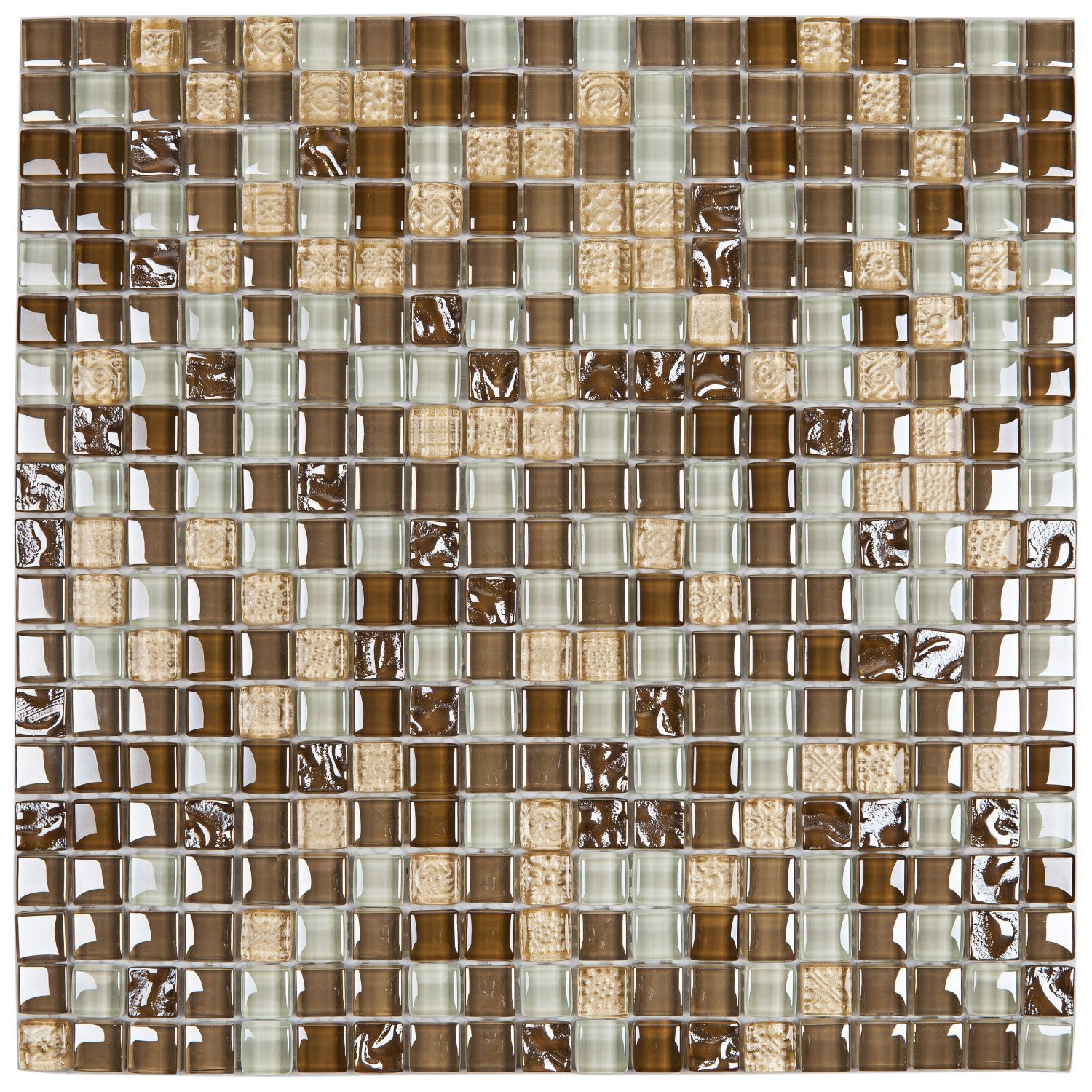 Pastilha de Vidro Galliano Glass Mosaic 30cmx30cm (Placas) - 1