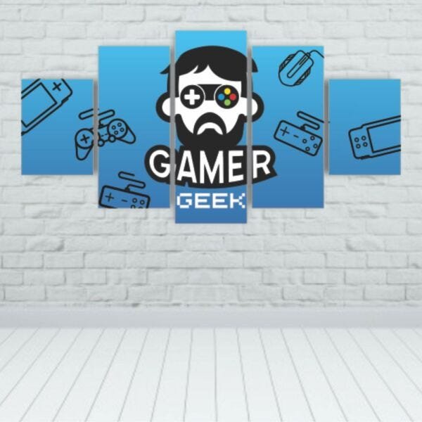 Quadros Decorativos MDF Gamer Geek Jogos Games Sala Quarto - 2