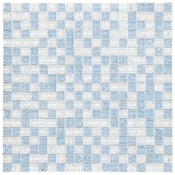 Kit Pastilha de Vidro Galliano com 11 Placas de 30cm x 30cm Rende 1m² Glass Mosaic  - 1