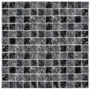 Ver imagem 2 de Pastilha de Vidro Ice de 30cm x 30cm Rende Glass Mosaic Preto