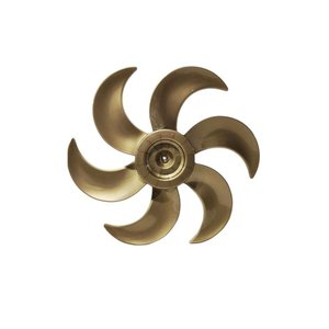 Hélice para Ventilador Mallory Ts40+ / Delfos Ts+ / Air Timer Ts+ 40cm 6 Pás Gold / Dourado