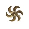 Hélice para Ventilador Mallory Ts40+ / Delfos Ts+ / Air Timer Ts+ 40cm 6 Pás Gold / Dourado - 1