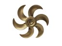 Ver imagem 1 de Hélice para Ventilador Mallory Ts40+ / Delfos Ts+ / Air Timer Ts+ 40cm 6 Pás Gold / Dourado