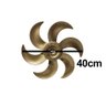 Hélice para Ventilador Mallory Ts40+ / Delfos Ts+ / Air Timer Ts+ 40cm 6 Pás Gold / Dourado - 3