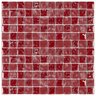Pastilha de Vidro Ice de 30cm X 30cm Rende  Glass Mosaic - 1