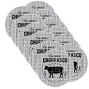 Ver imagem 1 de Sousplat Churrasco Preto - 12 Peças - com Base